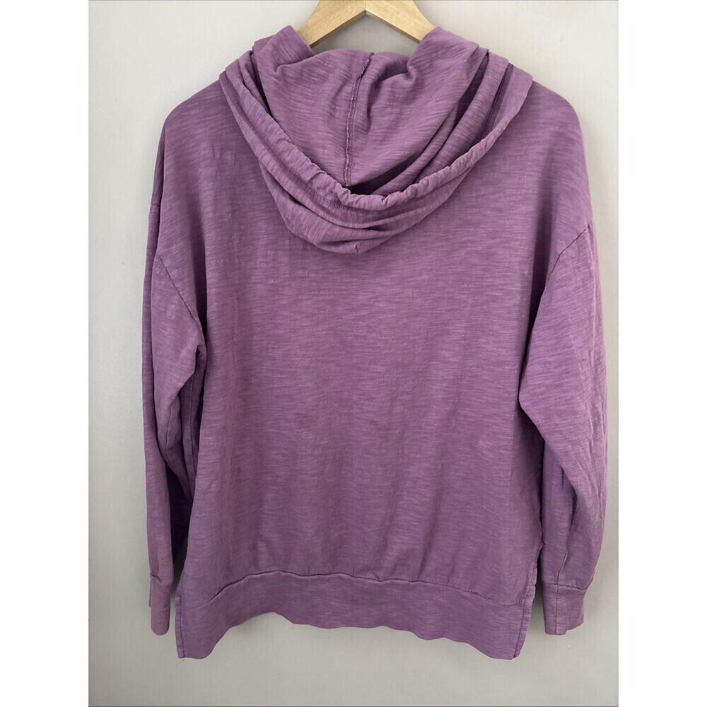 Victoria’s Secret Pink Women’s Small Purple Lightweight Zip Up Hoodie Logo - Picture 7 of 8